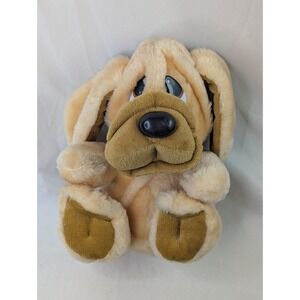 Hound Dog Plush 9 Inch Leather Collar MTY International Stuffed Animal Toy